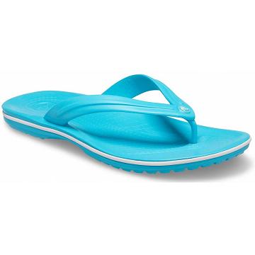 Crocs Crocband™ Flip Women's Sandals Aqua | Australia 0502ILHS